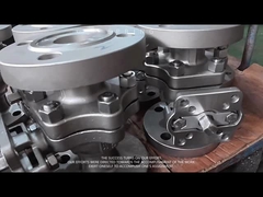 Katup bola bergelombang baja tahan karat platform tinggi