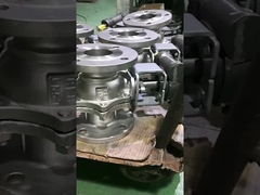 Katup Bola Pneumatik Udara 2PC Port Penuh SS316 Q641F JIS10K 50A