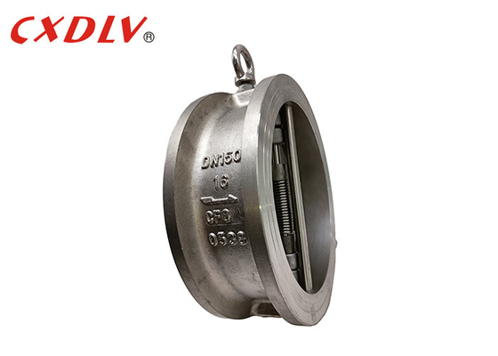 Wafer Dual Disc Katup Cek Kupu-kupu Tipe Tubuh CF8