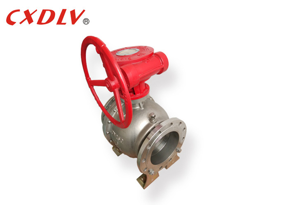 Flange End Trunnion Mounted Ball Valve Cast Steel PN16 DN150 DN200