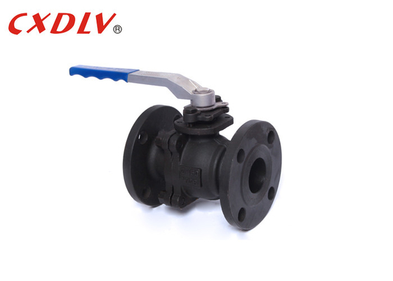 DIN PN16 WCB Flange Ball Valve 2PC Stainless Steel