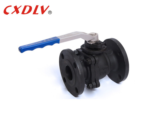 DIN PN16 WCB Flange Ball Valve 2PC Stainless Steel
