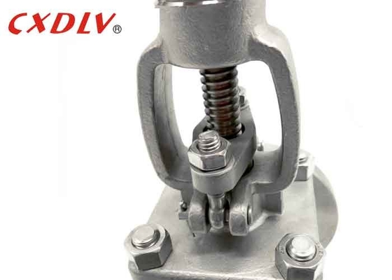 Baja Karbon Flanged Globe Valve Stainless Steel CF8 / CF8M Dn80