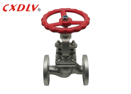 Baja Karbon Flanged Globe Valve Stainless Steel CF8 / CF8M Dn80