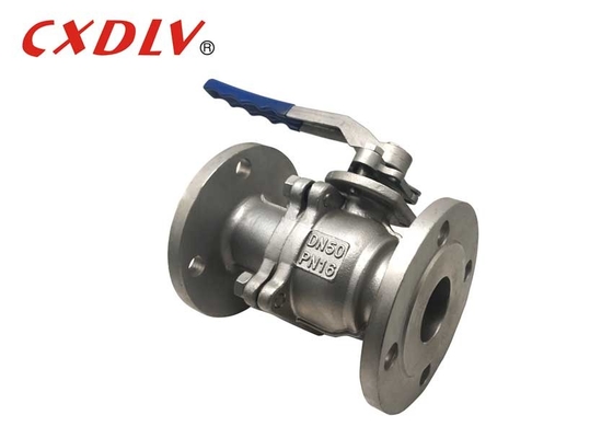 DN50 DN 100 katup bola stainless steel CF8/CF8M Flanged Connection Body PN10/16 Ujung