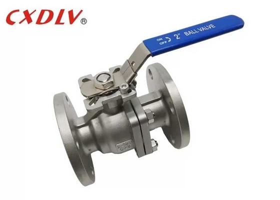 150LB 300LB 2"~ 6" Flanged END Stainless Steel Ball Valve CF8 CF8MWCB Direct Mounting Pad