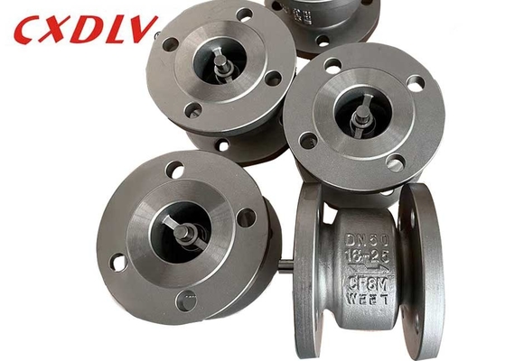 CF8 Vertikal Silence Type Spring Loaded Flange End Stainless Steel Check Valve