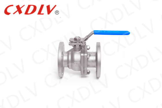 Flanged Ball Valve Carbon Steel Duty dengan bahan bola CF8