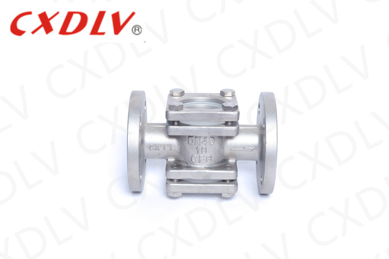 GB Standar Flanged Sight Glass dilengkapi dengan PTFE Seal untuk Pelanggan