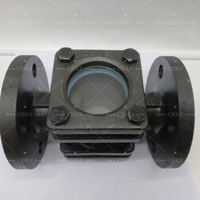 Kaca Flanged Sight yang sesuai dengan ASTM B16.34 untuk tekanan tinggi industri dengan kaca tempered untuk aliran LPG