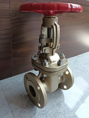 Klep gerbang roda tangan dengan ujung flange CF8M 150LB stainless steel untuk kontrol cairan dan pengoperasian yang mudah