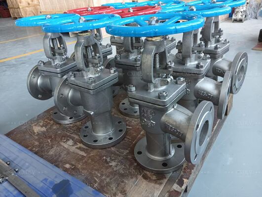 Factory direct-sale marine bronze flanged angle type stop valves for ocean vessels. Marine system bronze stop valves. Stainless steel stop valves.