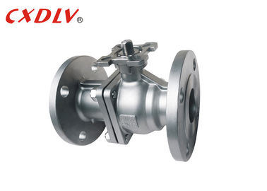 DIN Double Flanged Ball Valve ISO5211 Pad dengan Handle atau Actuator