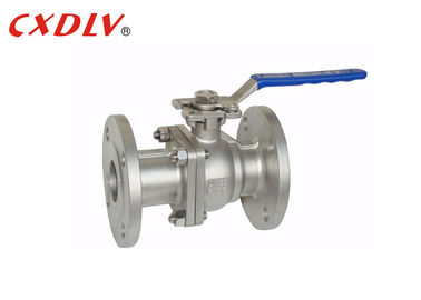 Actuator Listrik Tekanan Tinggi Port Penuh Dua Bagian Ball Valve Flange Ganda Berakhir