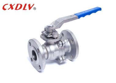 Tekanan Tinggi 2 Piece Ball Valve Manual Stainless Steel Gas JIS 20K CF8