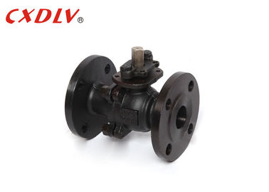 Floating Stainless Steel Flanged Ball valve Casting Valves untuk gas, minyak