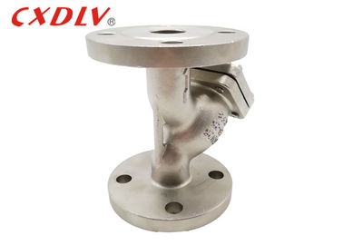 Baja tahan karat Flanged Y Strainer Valve Untuk Minyak Air Gas Menghemat Energi