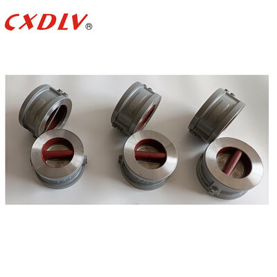 DN80 ANSI150LB RF Double Door Plate Cast Steel Metal Seat Wafer Check Valve Valve Non Return