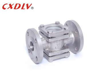 150LB RF Flanged view glass valve Flow Indicator Dengan Double Glass Window