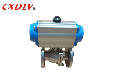 Ganda Acting Flange Pneumatic Actuated Ball Valve Control Valve 150LB