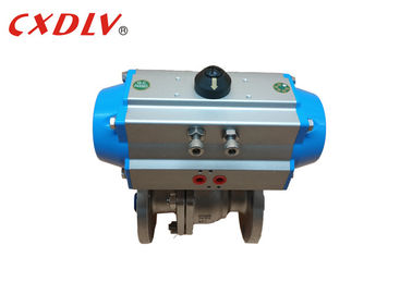 SS316 2PC Port Penuh Udara Pneumatik Digerakkan Ball Valve Q641F JIS10K 50A
