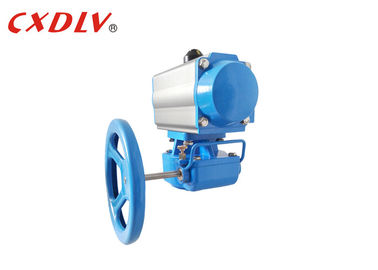 Handwheel Actuator Declutchable Override Gear Operator untuk Butterfly Valve