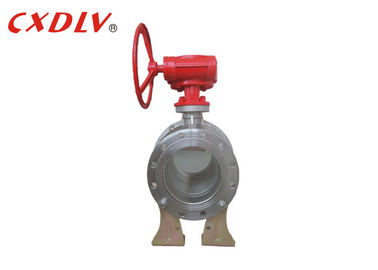 DIN3357 Trunnion Ball Valve Mounted Carbon Steel Ith Gear Operation