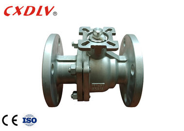 JIS 10K SCS13A Mengambang Port Penuh Bergelang 2PC Ball Valve Dalam Bola Padat