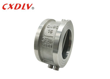 Wafer Type Double Disc Swing Check Valve, Stainless Steel Periksa Valve Metal Seat