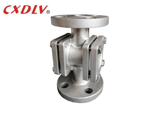 Indikator Aliran Air Flanged Sight Glass 3/4 Pengecoran Investasi Cf3m