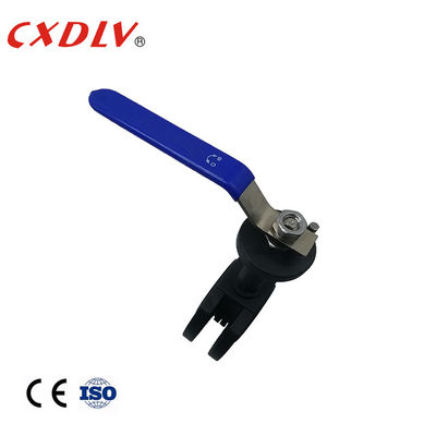 PN16 Floating Ball Valve Lever Operasi Koneksi Flange