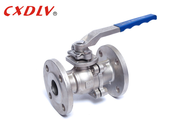 Flanged Ball Valve DIN RF/FF/FM DN50 Dengan 2 Piece Body Handle Valve
