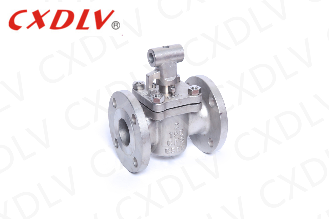 ASME B16.5 Koneksi 2 Inci Sleeve Plug Valve untuk Oil Field Service Life
