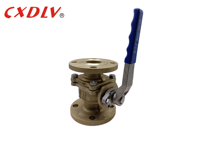 Katup Bola ASTM B148 C95800 Bola Apung Poros Anti-semburan Masuk Samping