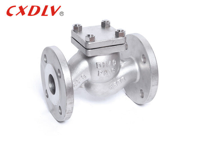 Globe Stop Flange Lifting Non Return Valve Tekanan Tinggi SS316 WCB