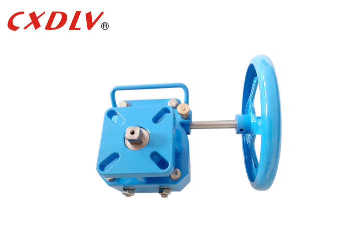 Handwheel Control Valve Actuator Manual Override Worm Gear Untuk Quarter Turn Valve