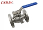 150LB 300LB 2&quot;~ 6&quot; Flanged END Stainless Steel Ball Valve CF8 CF8MWCB Direct Mounting Pad
