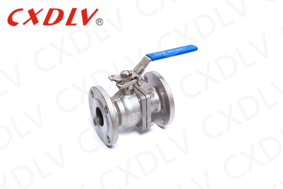 Flanged Ball Valve Carbon Steel Duty dengan bahan bola CF8
