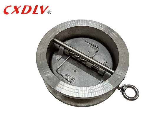 Wafer Dual Disc Katup Cek Kupu-kupu Tipe Tubuh CF8