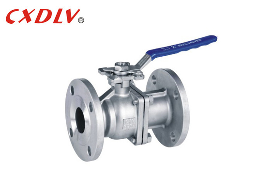 Italy Gas Flanged High Platform Ball Valve DN50 PN16 Stainless Steel