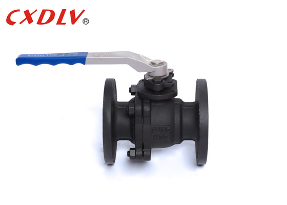 DIN PN16 WCB Flange Ball Valve 2PC Stainless Steel