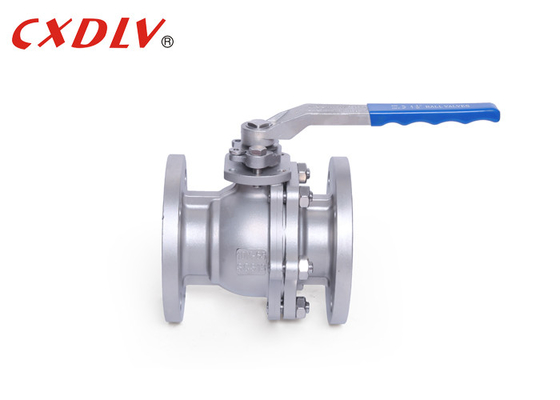 Investasi Casting Stainless Steel Ball Valve dengan kursi PTFE dan badan WCB untuk lingkungan suhu tinggi