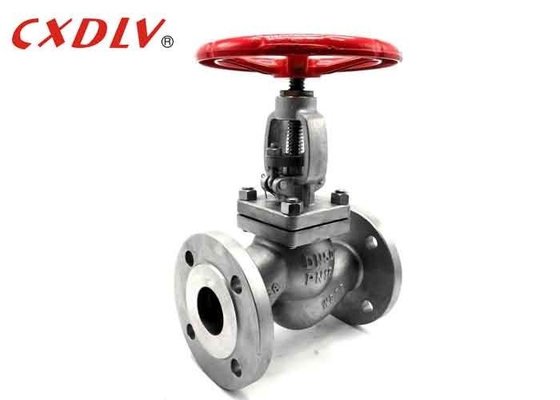 Baja Karbon Flanged Globe Valve Stainless Steel CF8 / CF8M Dn80