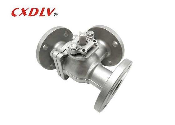 Manual Low Platform Stainless Steel 3 Way Ball Valve Flange Konnetion Tipe T DN50 DN 80 DN 100