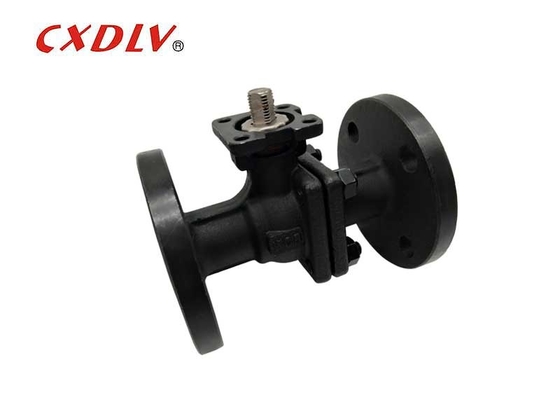 WCB 2 Pcs Manual Stainless Steel Flange Casting Steel Ball Valve Dengan Mounting Pad