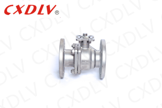 Flang katup bola baja tahan karat jenis DN50 DN200