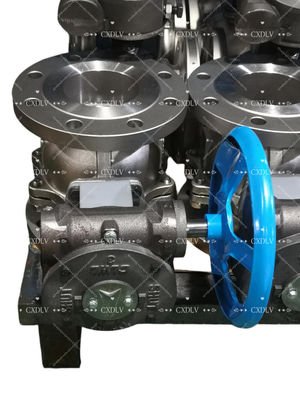 Turbin minyak air gas manual stainless steel baja karbon flanged katup bola DIN JIS ANSI GB