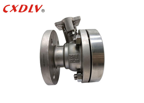 Katup Bagian Bawah Tangki Pneumatik Dengan ISO Mounting Pad Stainless Steel