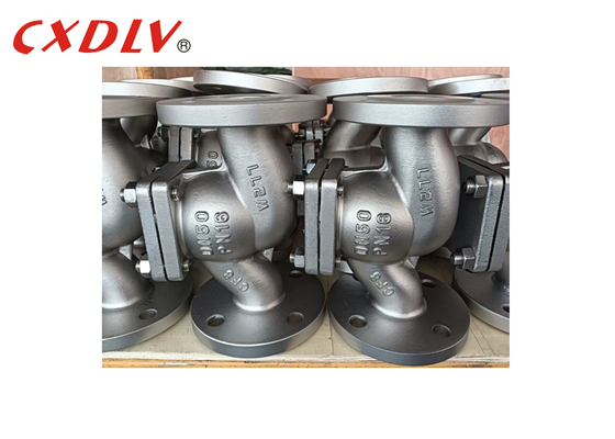 Non-Slam Stainless Steel Lift Type Check Valve DN50 PN16 Sambungan Flange