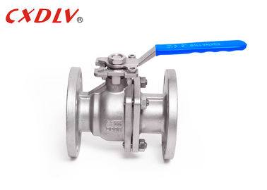 DIN Double Flanged Ball Valve ISO5211 Pad dengan Handle atau Actuator